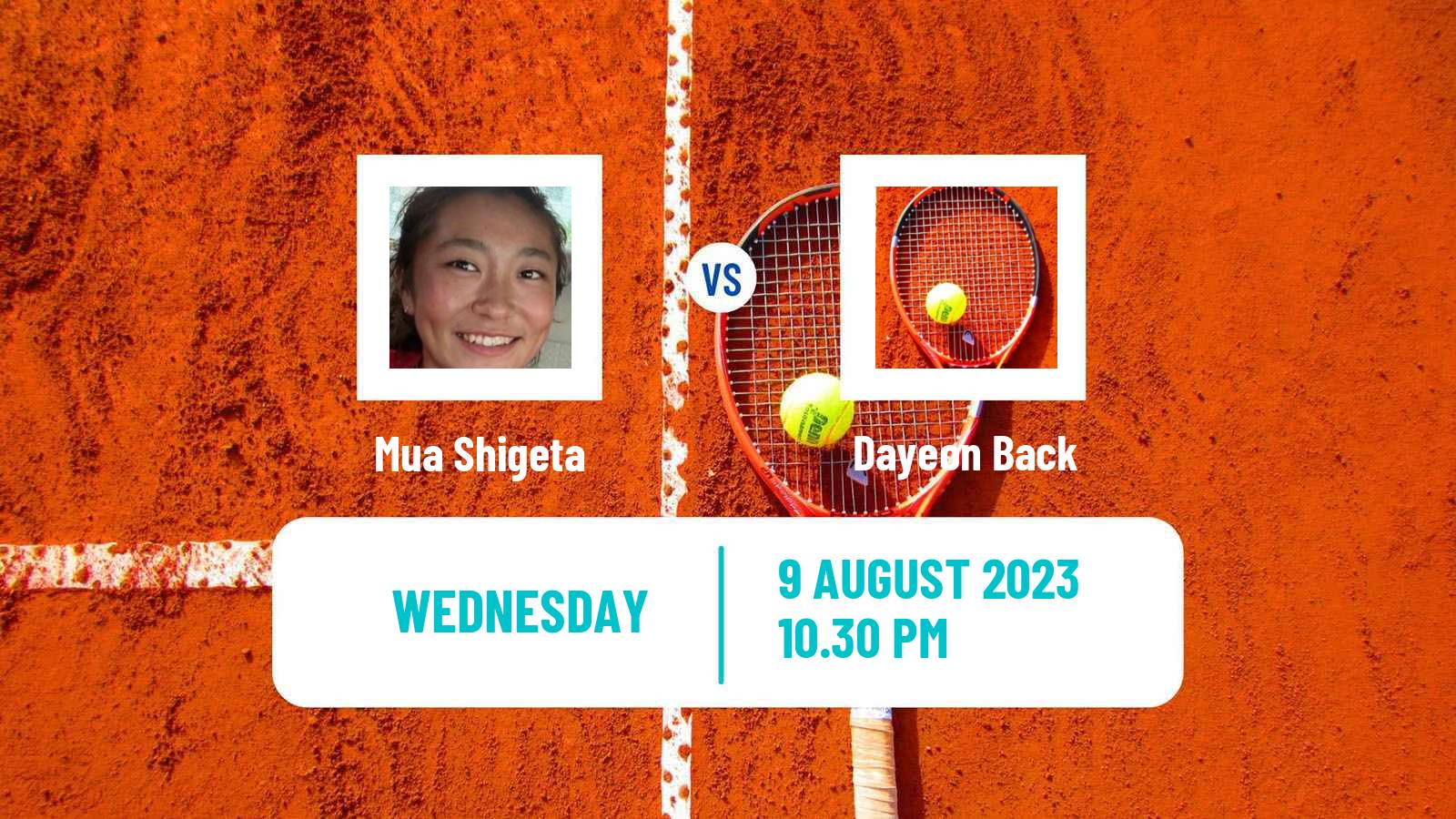 Tennis ITF W15 Sapporo 3 Women Mua Shigeta - Dayeon Back