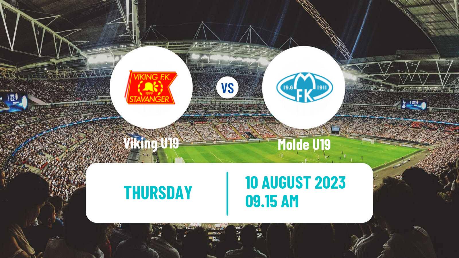Soccer Norwegian Nasjonal U19 CL Viking U19 - Molde U19