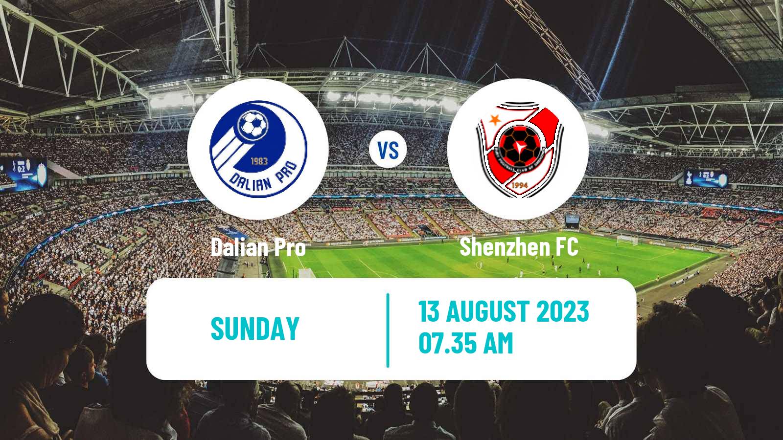 Soccer Chinese Super League Dalian Pro - Shenzhen
