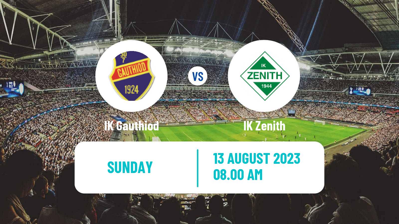 Soccer Swedish Division 2 - Norra Götaland Gauthiod - Zenith