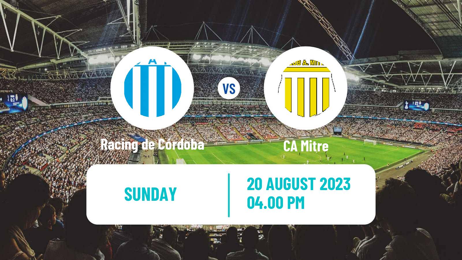 Soccer Argentinian Primera Nacional Racing de Córdoba - Mitre