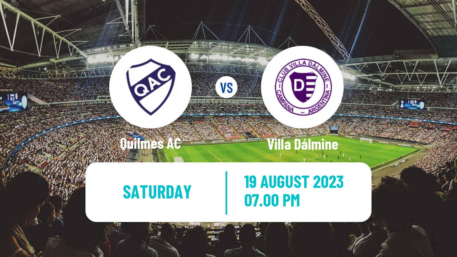 Soccer Argentinian Primera Nacional Quilmes - Villa Dálmine