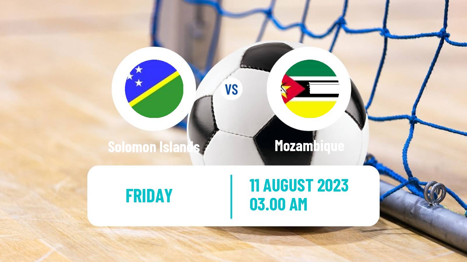 Futsal Continental Championship Futsal Solomon Islands - Mozambique