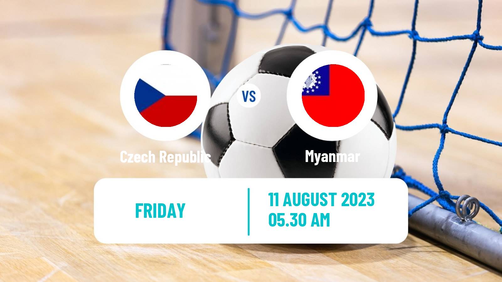 Futsal Continental Championship Futsal Czech Republic - Myanmar