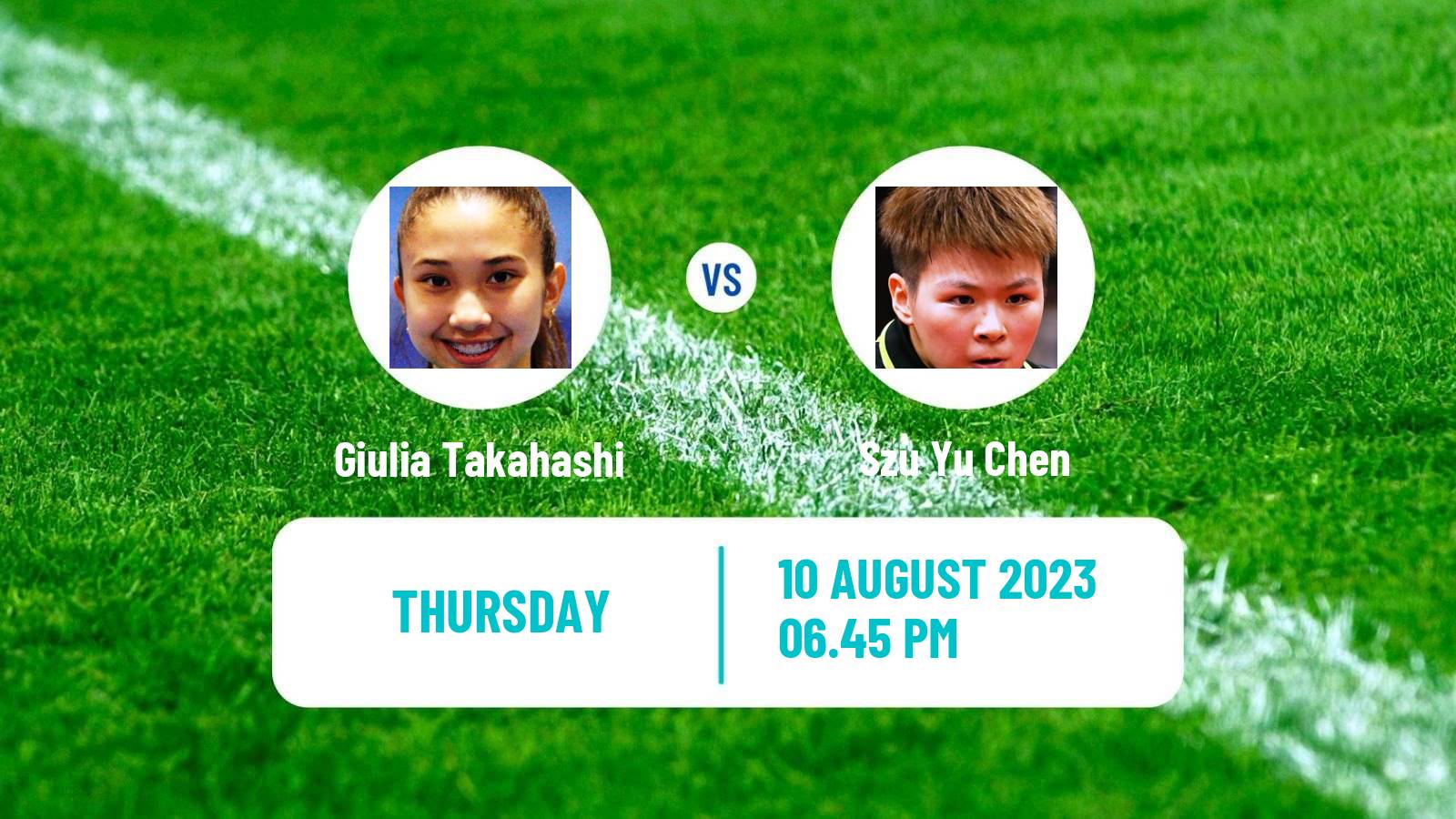 Table tennis Wtt Contender Rio De Janeiro Women Giulia Takahashi - Szu Yu Chen