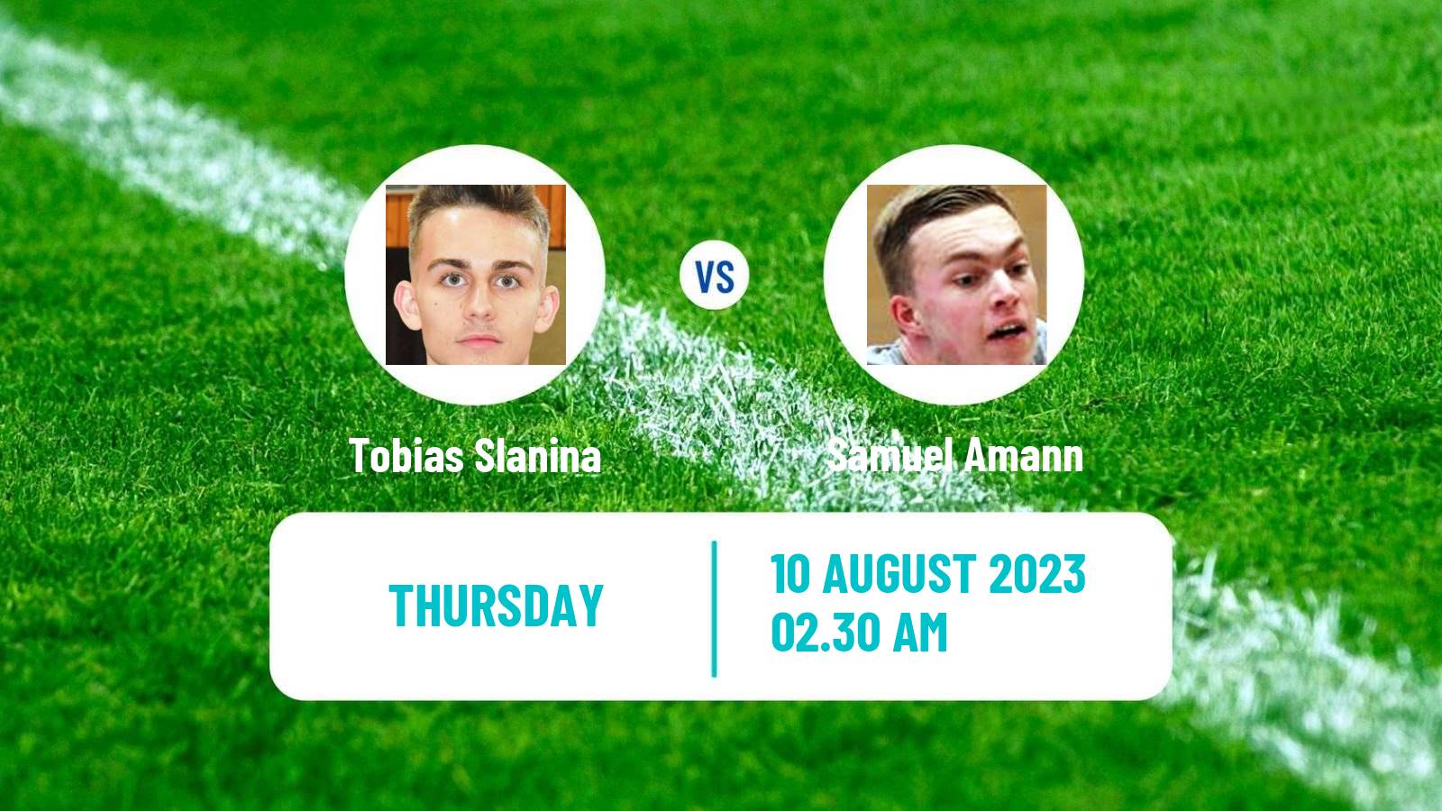 Table tennis Challenger Series Men Tobias Slanina - Samuel Amann