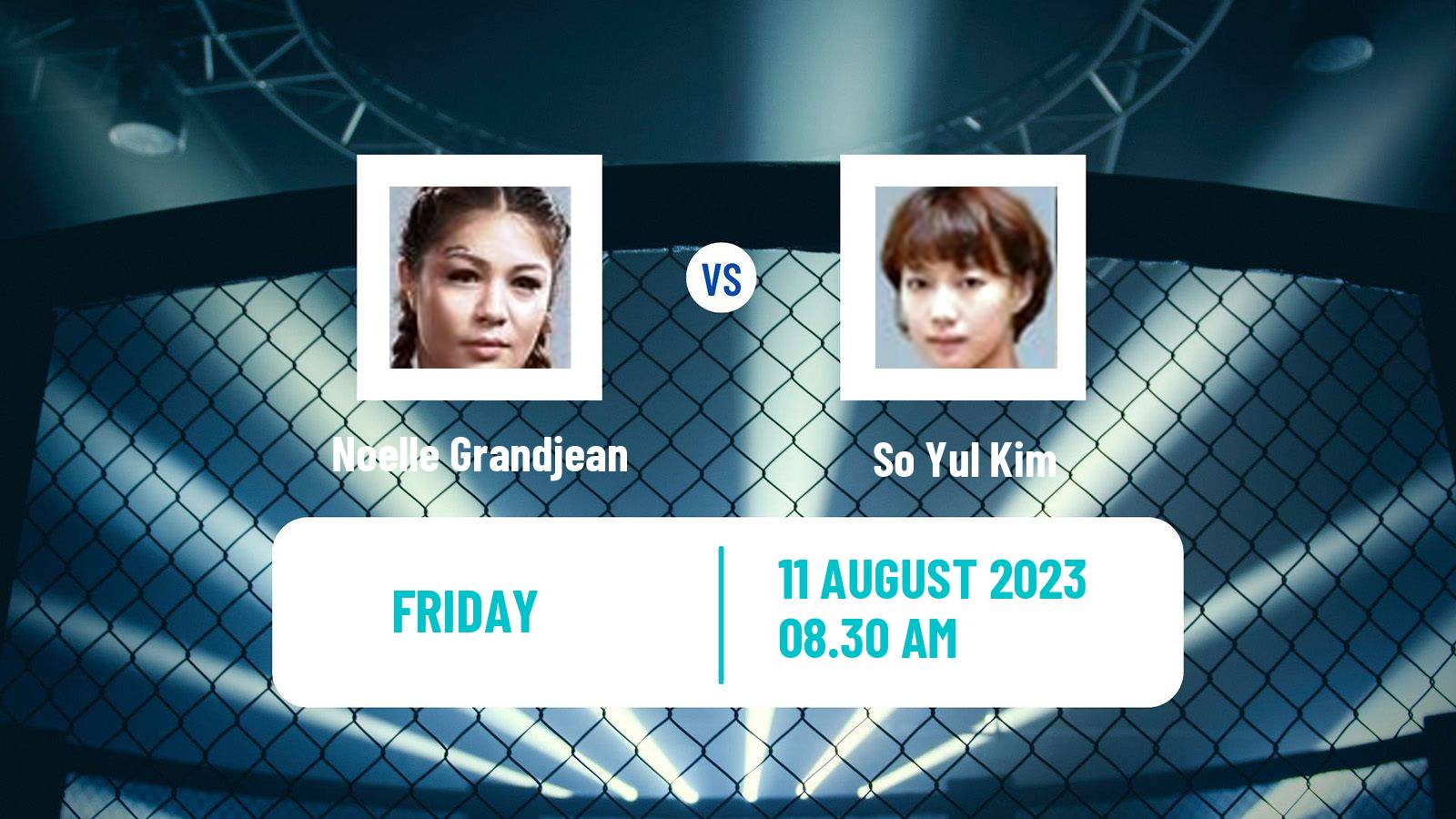 MMA Atomweight One Championship Women Noelle Grandjean - So Yul Kim