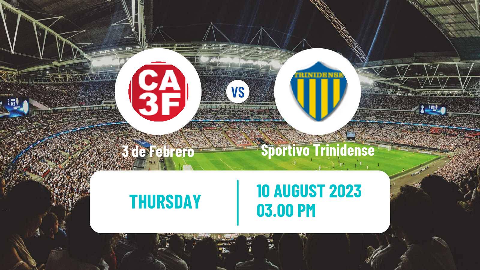 Soccer Copa Paraguay 3 de Febrero - Sportivo Trinidense