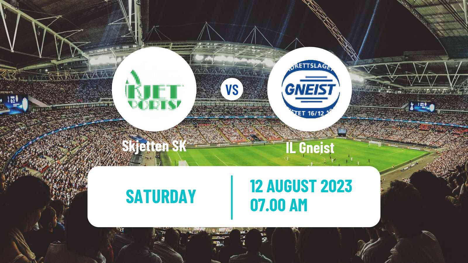 Soccer Norwegian Division 3 - Group 1 Skjetten - Gneist