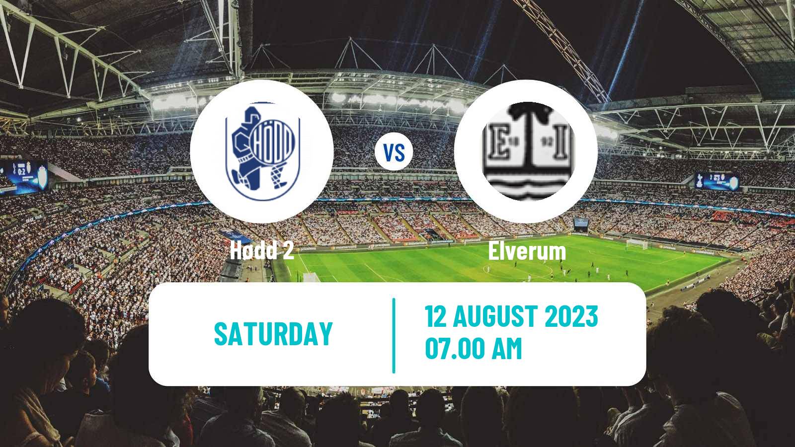 Football Norwegian Division 3 - Group 2 Hødd 2 - Elverum