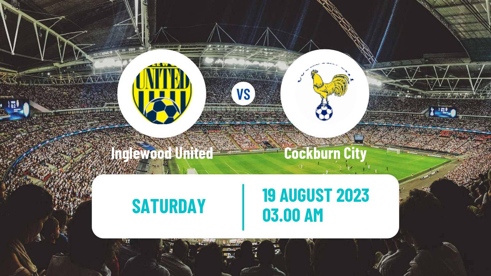 Football Australian NPL Western Australia Inglewood United - Cockburn City