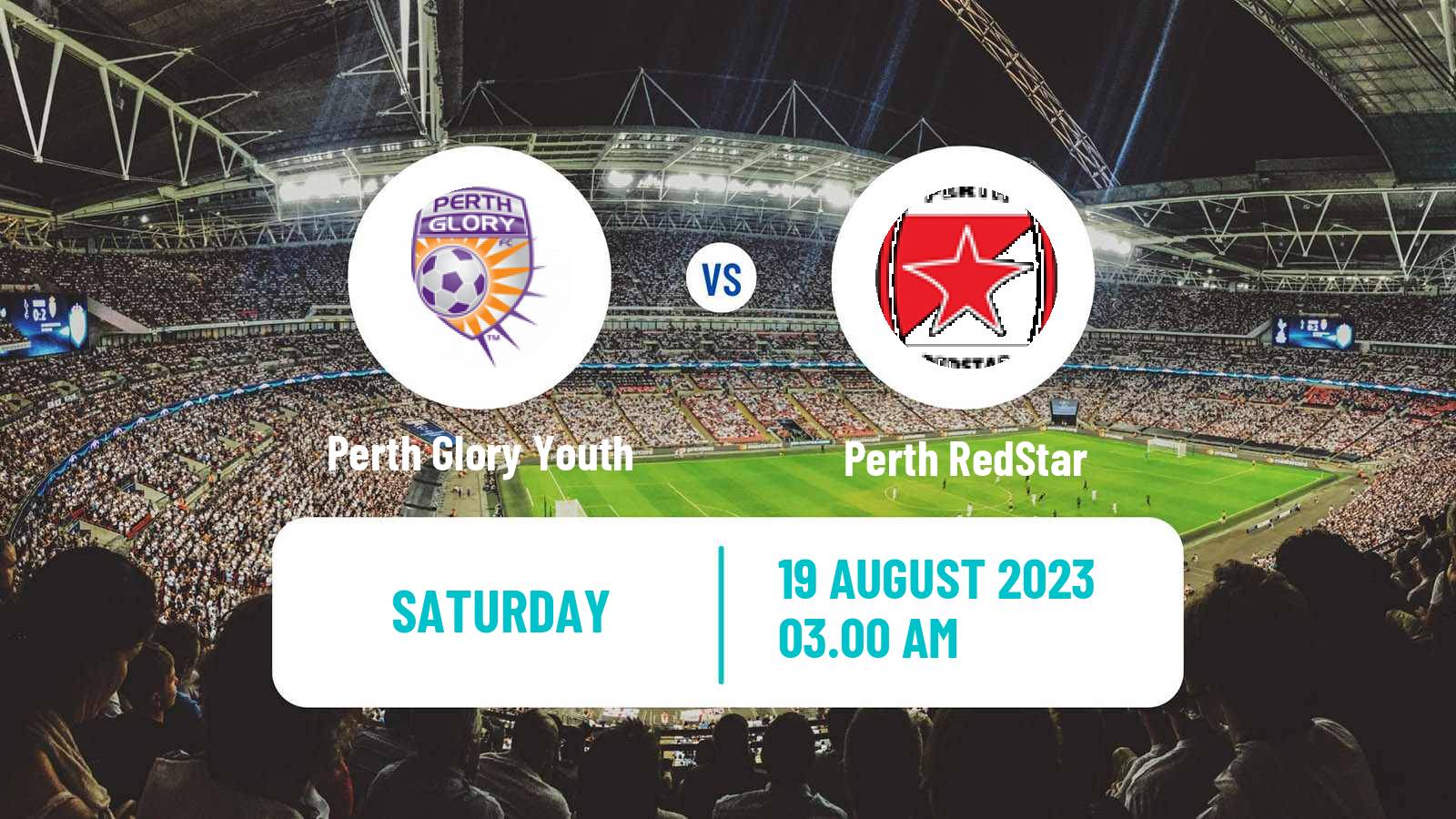 Soccer Australian NPL Western Australia Perth Glory Youth - Perth RedStar