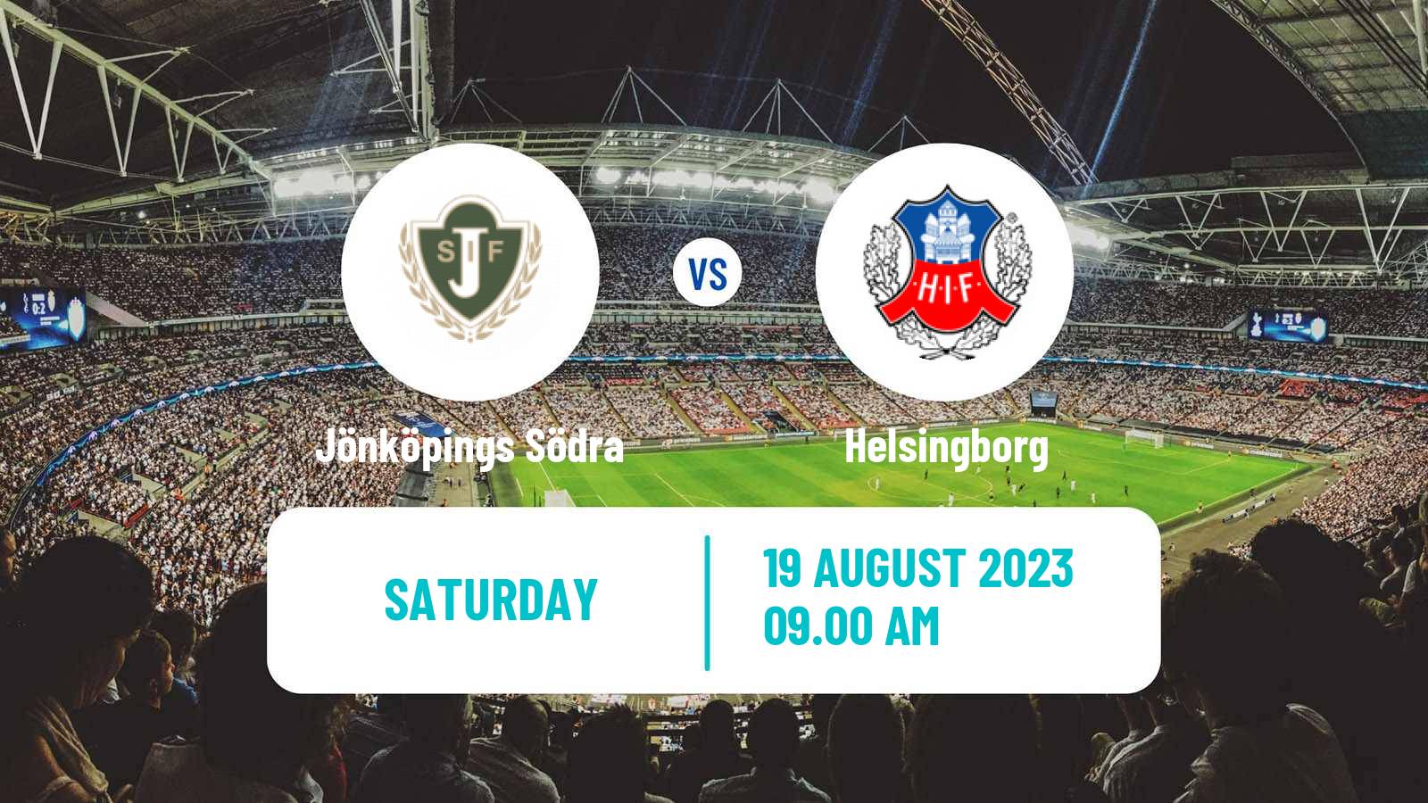 Soccer Swedish Superettan Jönköpings Södra - Helsingborg