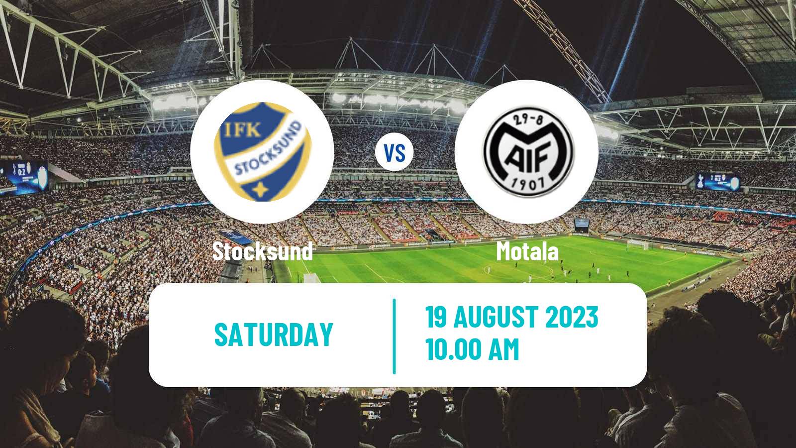 Soccer Swedish Division 1 Norra Stocksund - Motala
