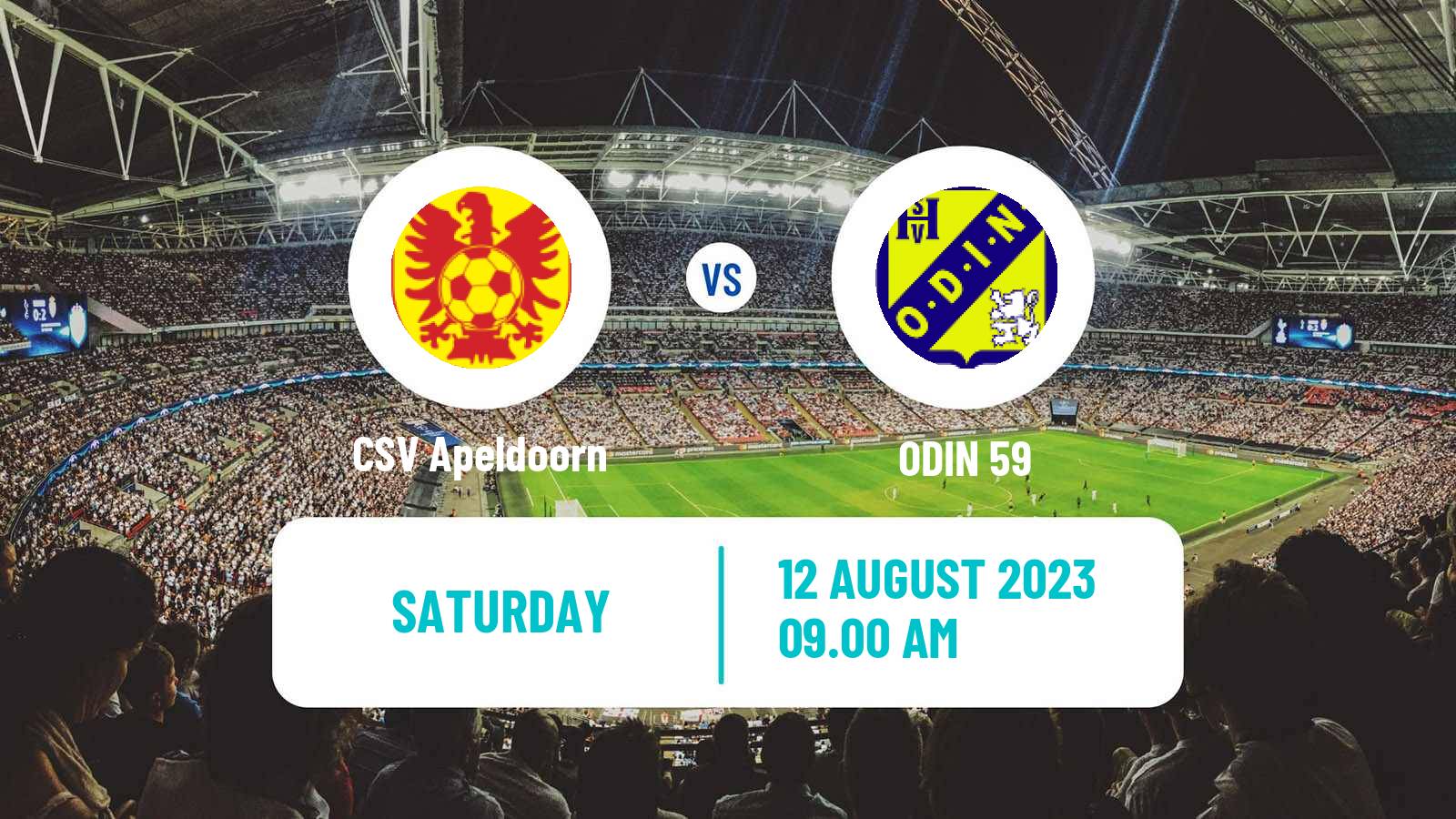 Soccer Dutch KNVB Beker CSV Apeldoorn - ODIN 59
