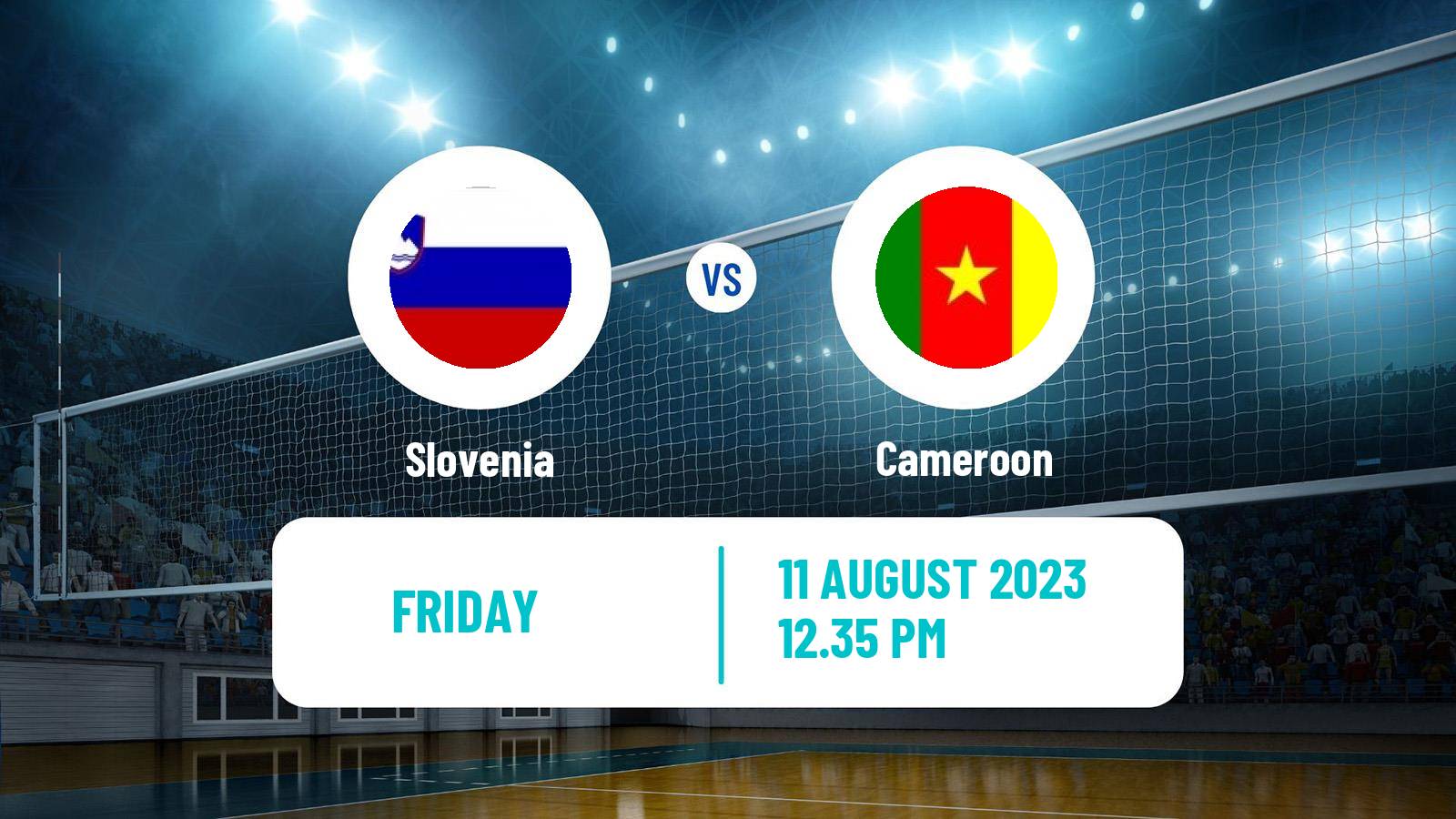 Volleyball Friendly International Volleyball Slovenia - Cameroon