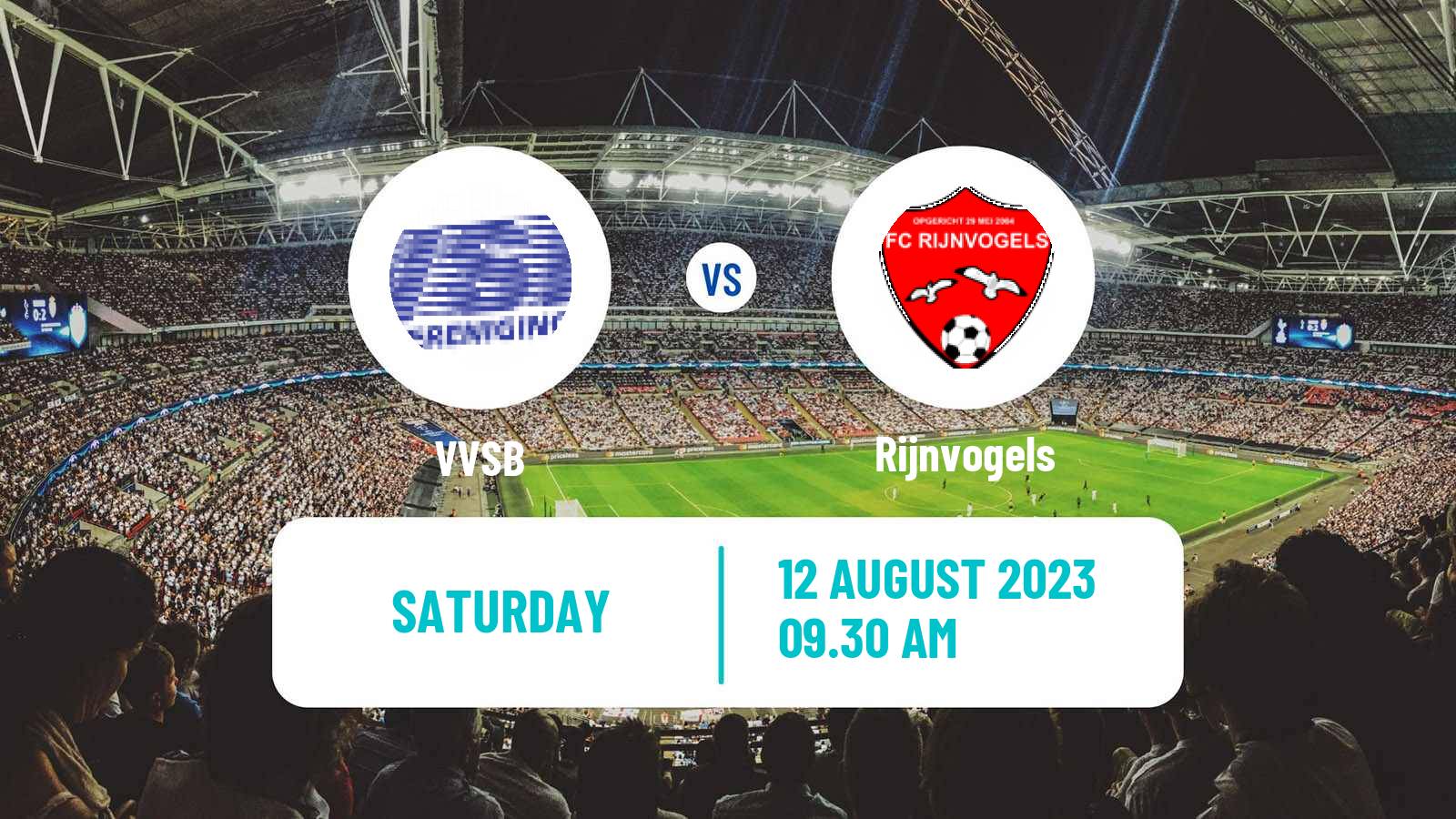 Soccer Dutch KNVB Beker VVSB - Rijnvogels