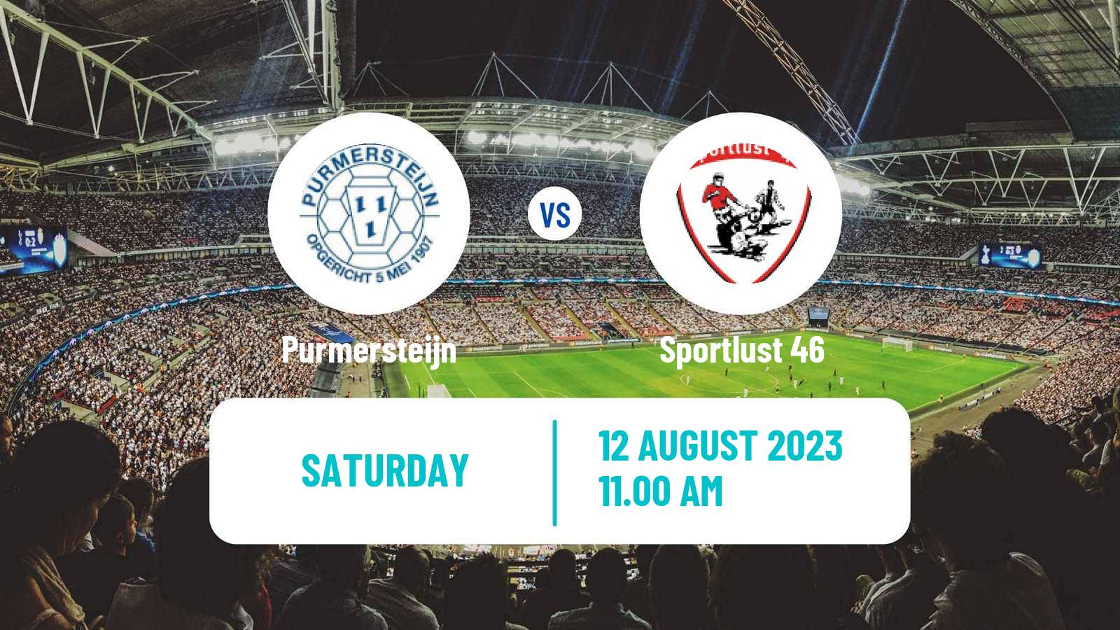 Soccer Dutch KNVB Beker Purmersteijn - Sportlust 46