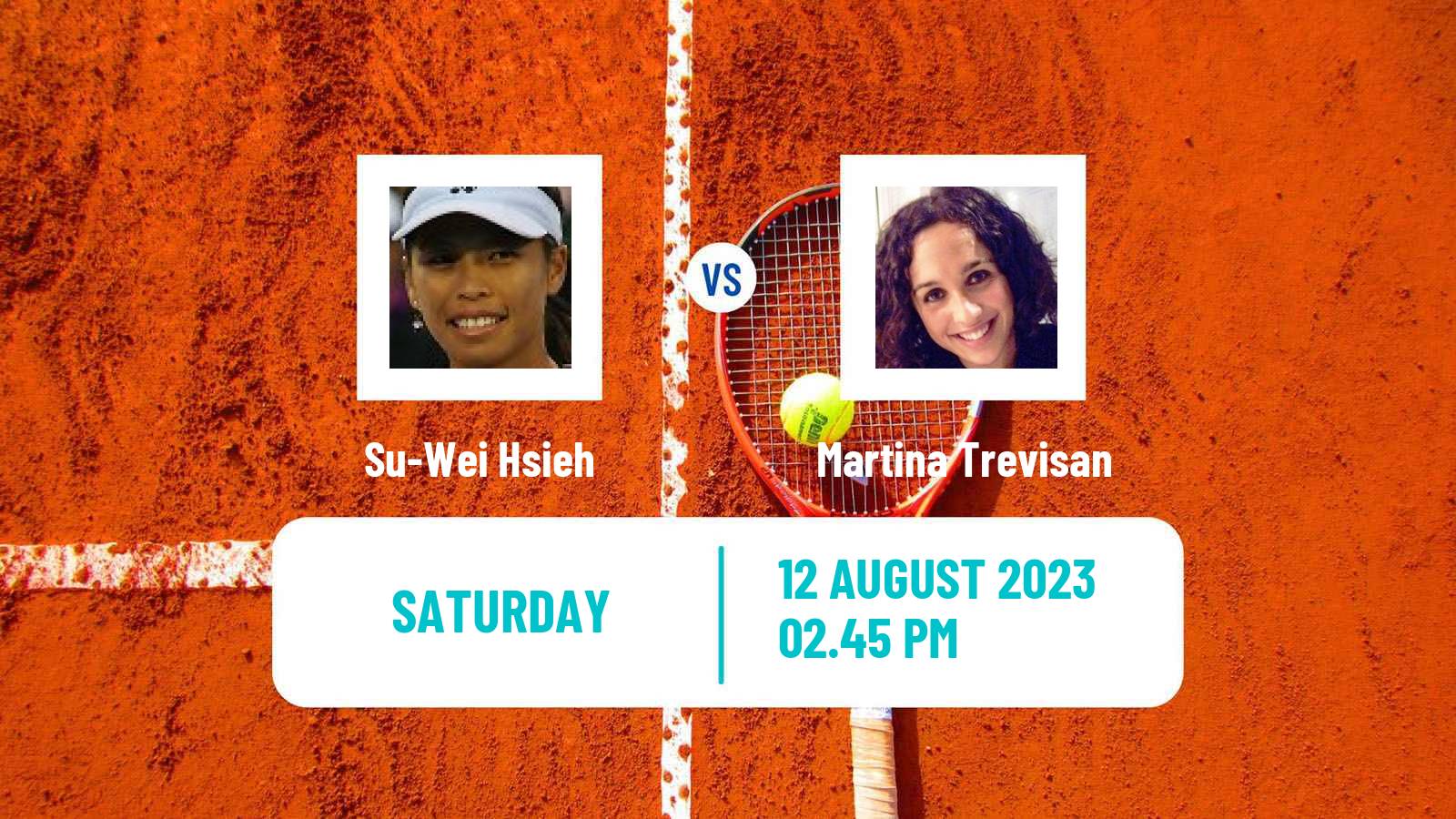 Tennis WTA Cincinnati Su-Wei Hsieh - Martina Trevisan
