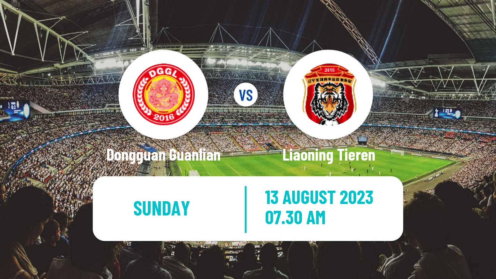 Soccer Chinese Jia League Dongguan Guanlian - Liaoning Tieren