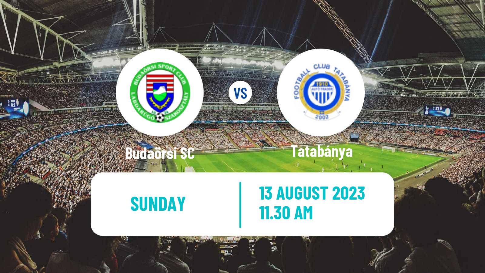 Soccer Hungarian NB III Northwest Budaörsi SC - Tatabánya