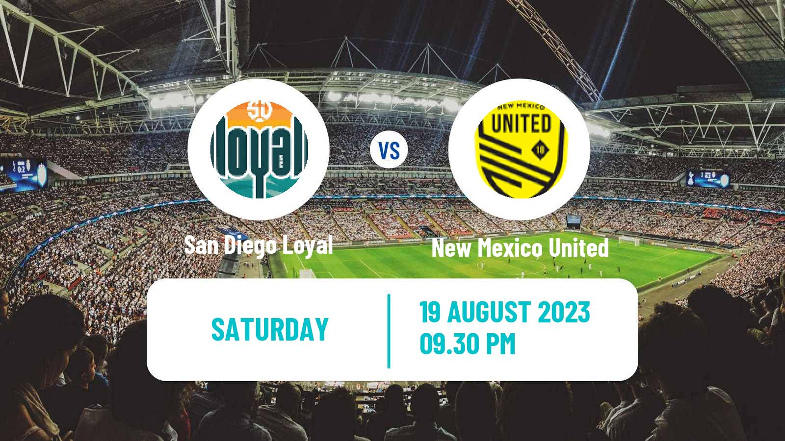 Soccer USL Championship San Diego Loyal - New Mexico United