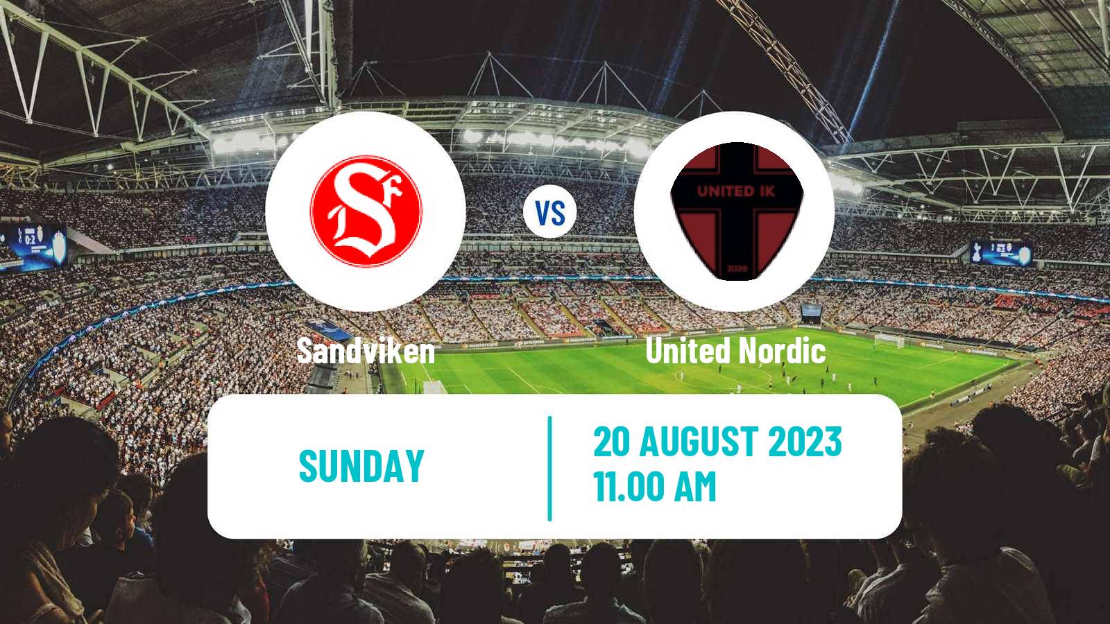Soccer Swedish Division 1 Norra Sandviken - United Nordic