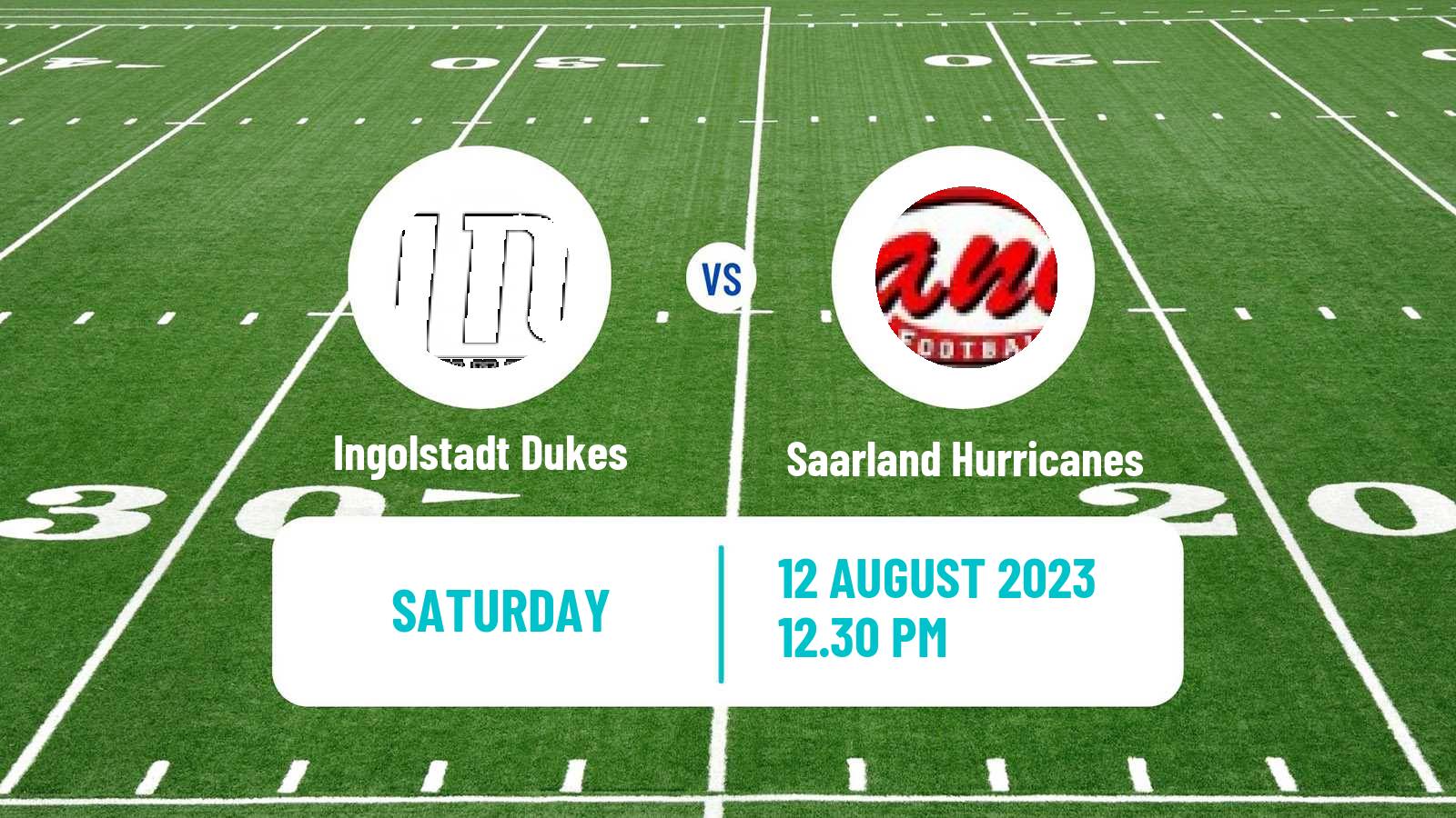 American football German GFL Ingolstadt Dukes - Saarland Hurricanes