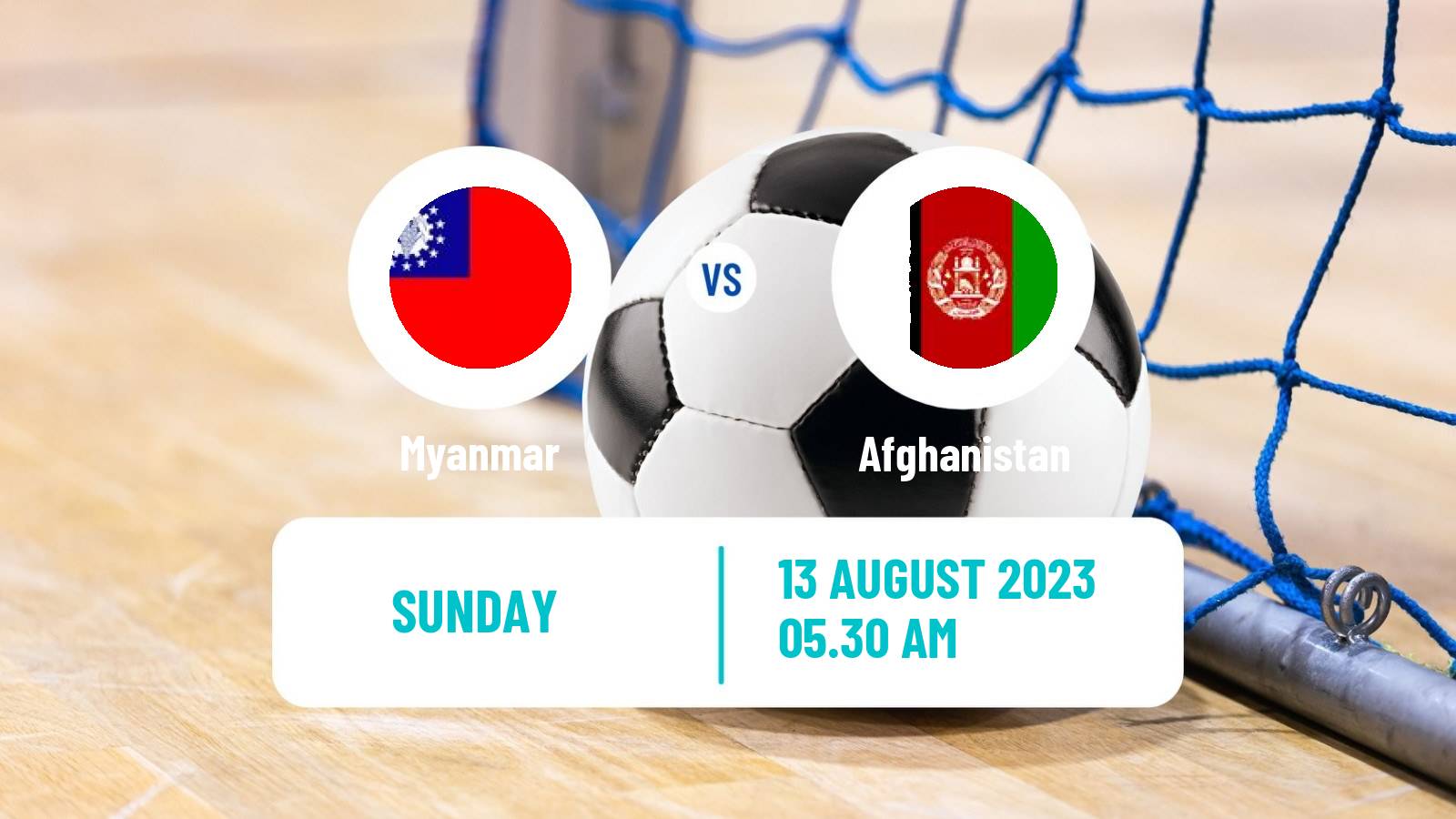 Futsal Continental Championship Futsal Myanmar - Afghanistan