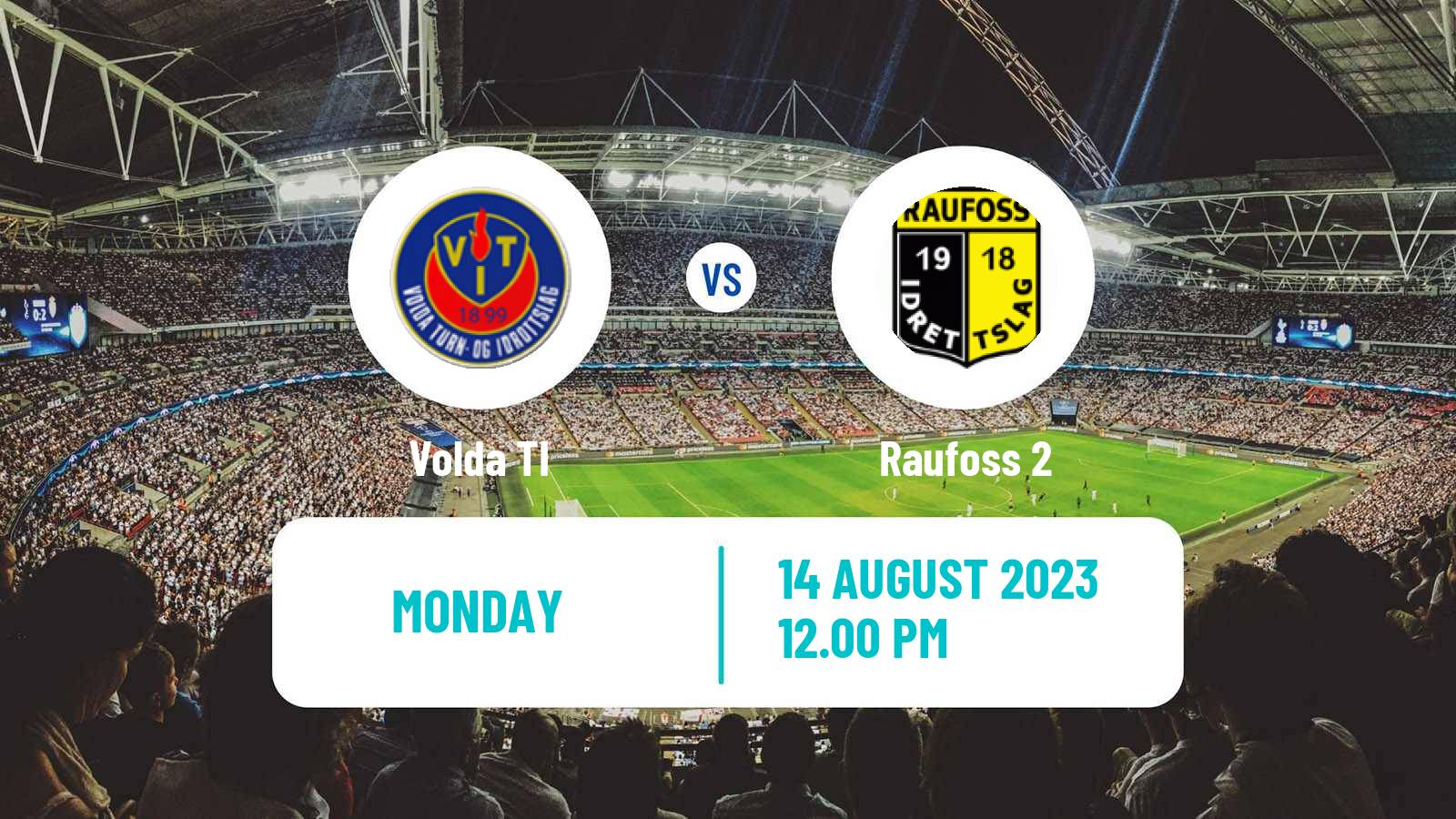 Soccer Norwegian Division 3 - Group 2 Volda - Raufoss 2