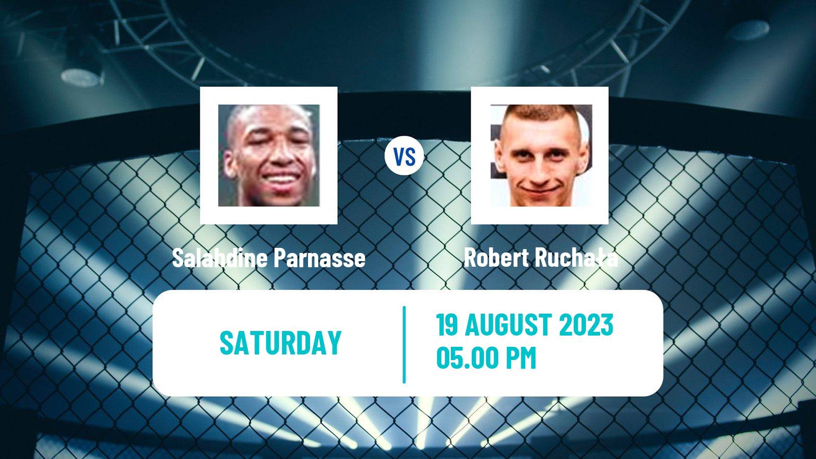 MMA Featherweight Ksw Men Salahdine Parnasse - Robert Ruchała