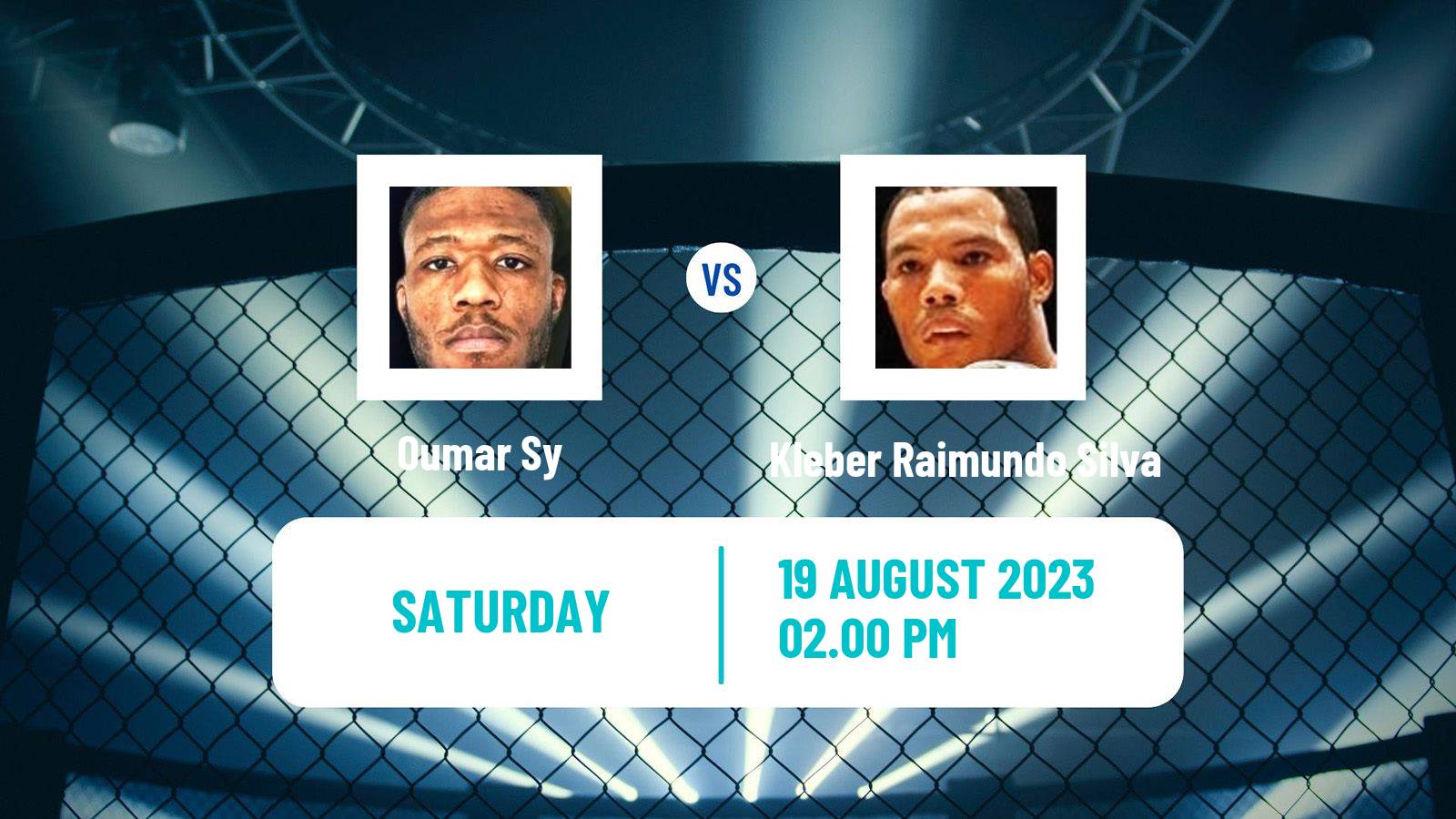 MMA Light Heavyweight Ksw Men Oumar Sy - Kleber Raimundo Silva