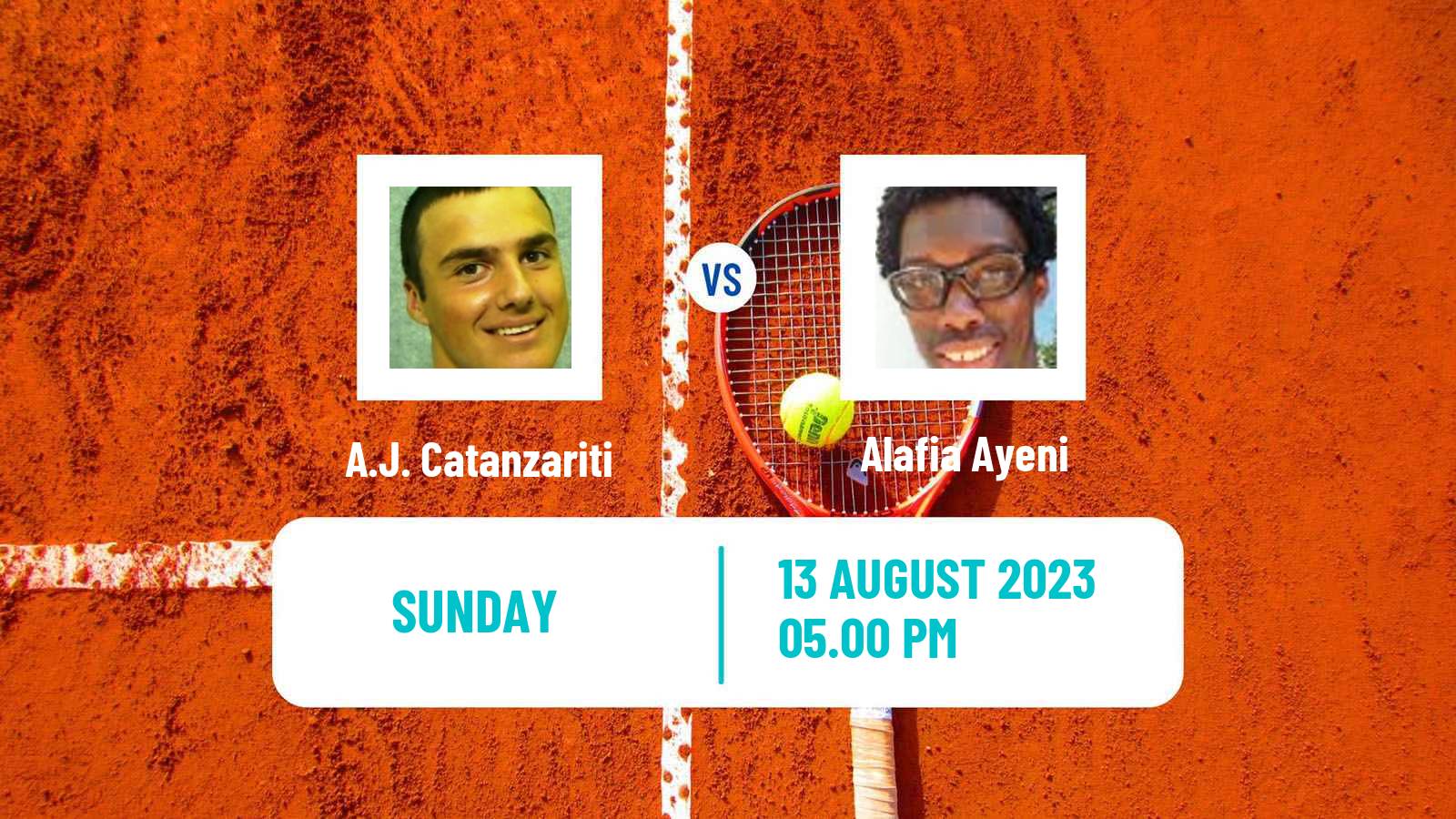 Tennis Winnipeg Challenger Men 2023 A.J. Catanzariti - Alafia Ayeni