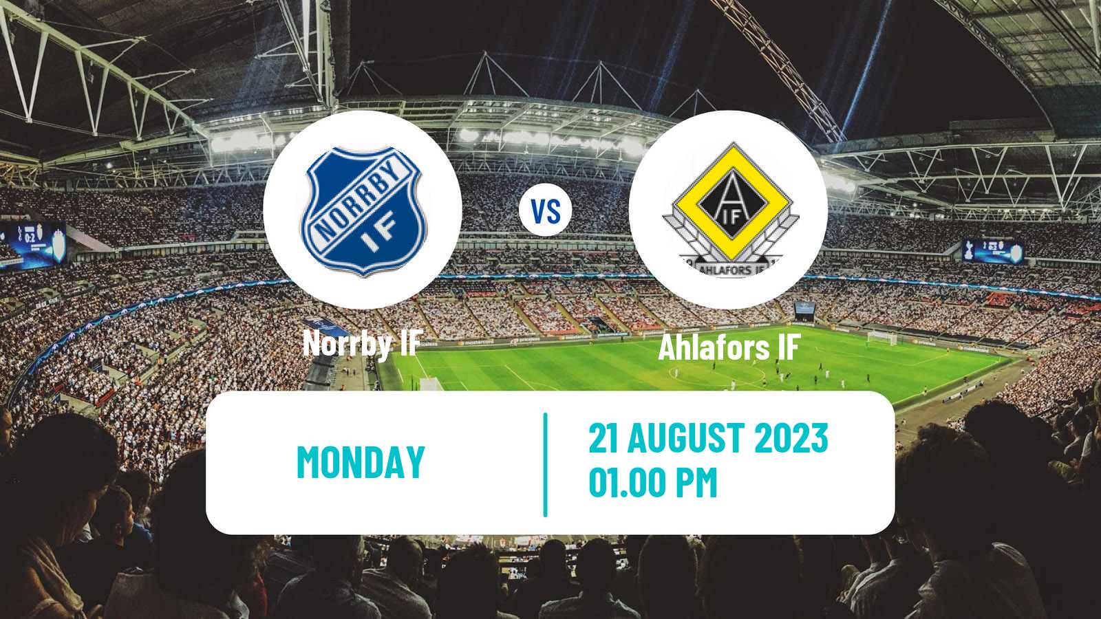 Soccer Swedish Division 1 Södra Norrby - Ahlafors