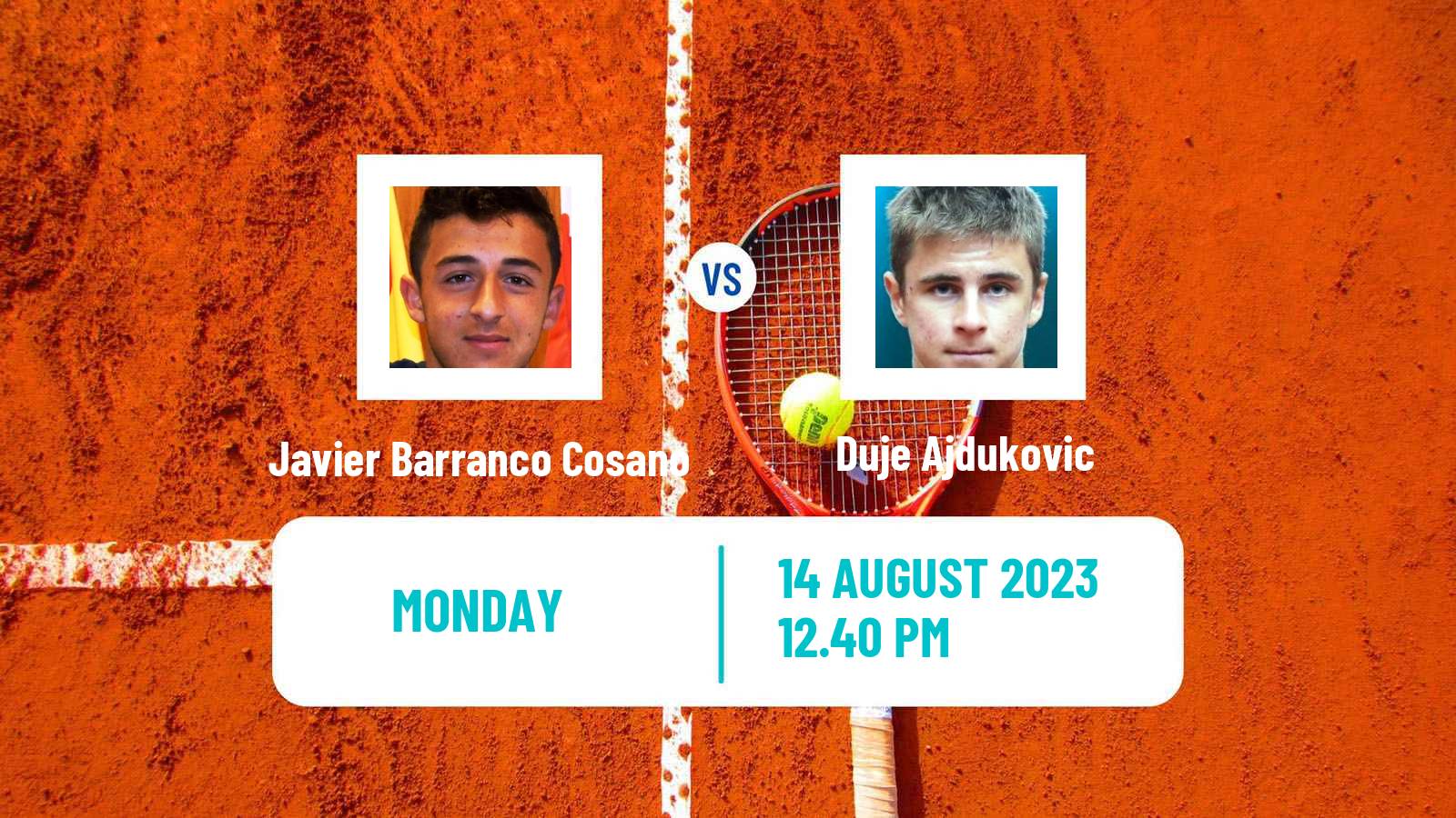 Tennis Todi Challenger Men Javier Barranco Cosano - Duje Ajdukovic