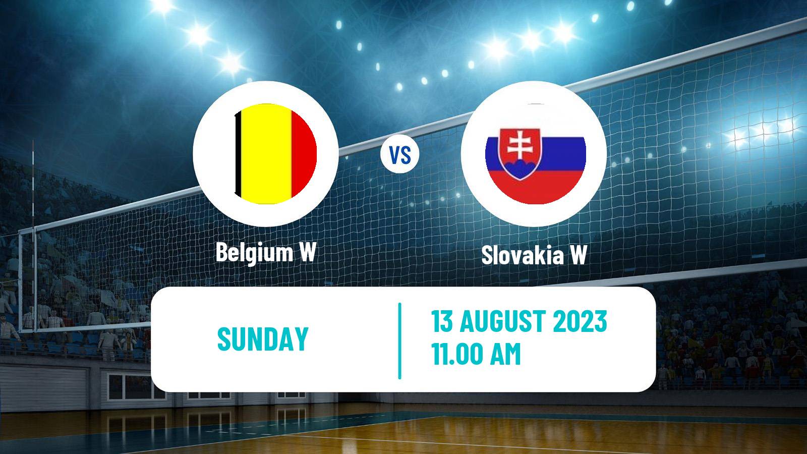 Volleyball Friendly International Volleyball Women Belgium W - Slovakia W