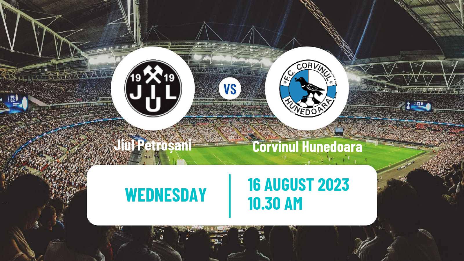 Soccer Romanian Cup Jiul Petroșani - Corvinul Hunedoara
