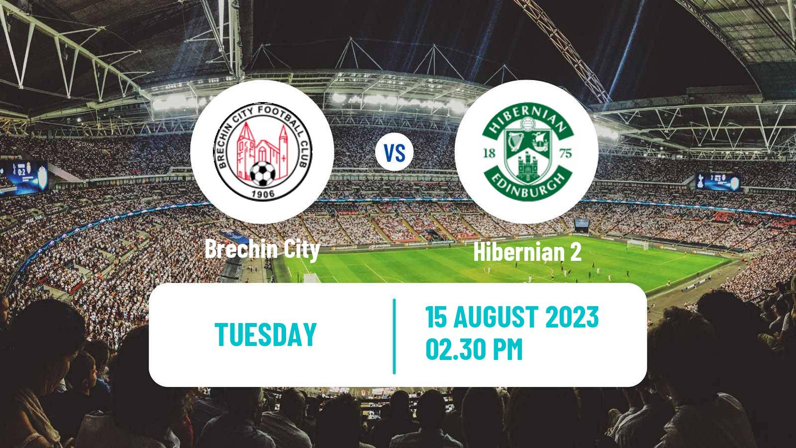 Soccer Scottish Challenge Cup Brechin City - Hibernian 2