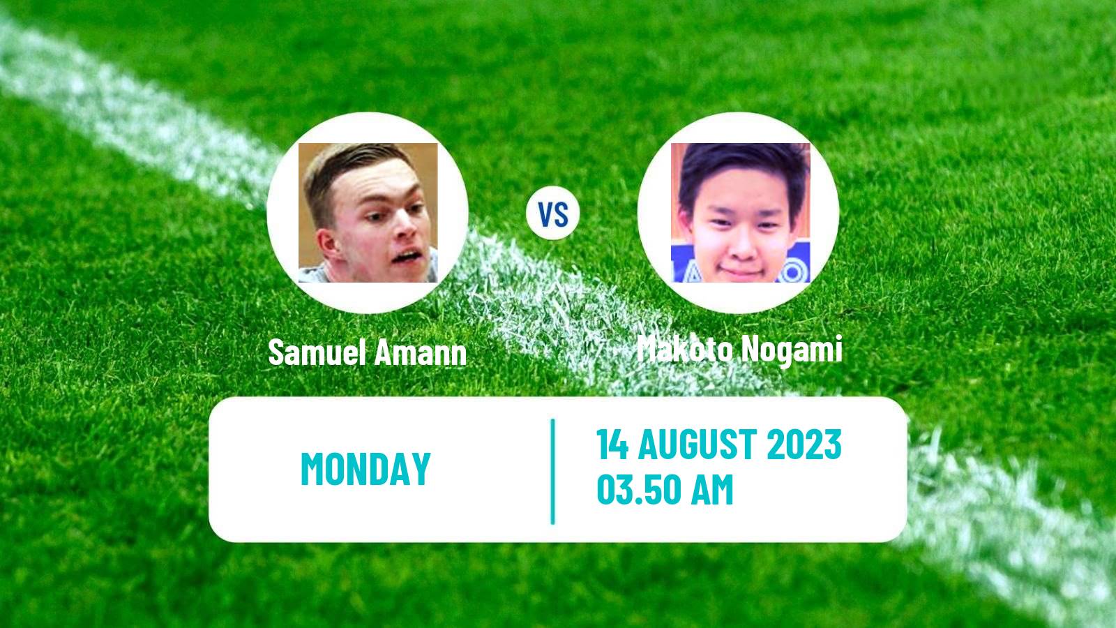 Table tennis Challenger Series Men Samuel Amann - Makoto Nogami