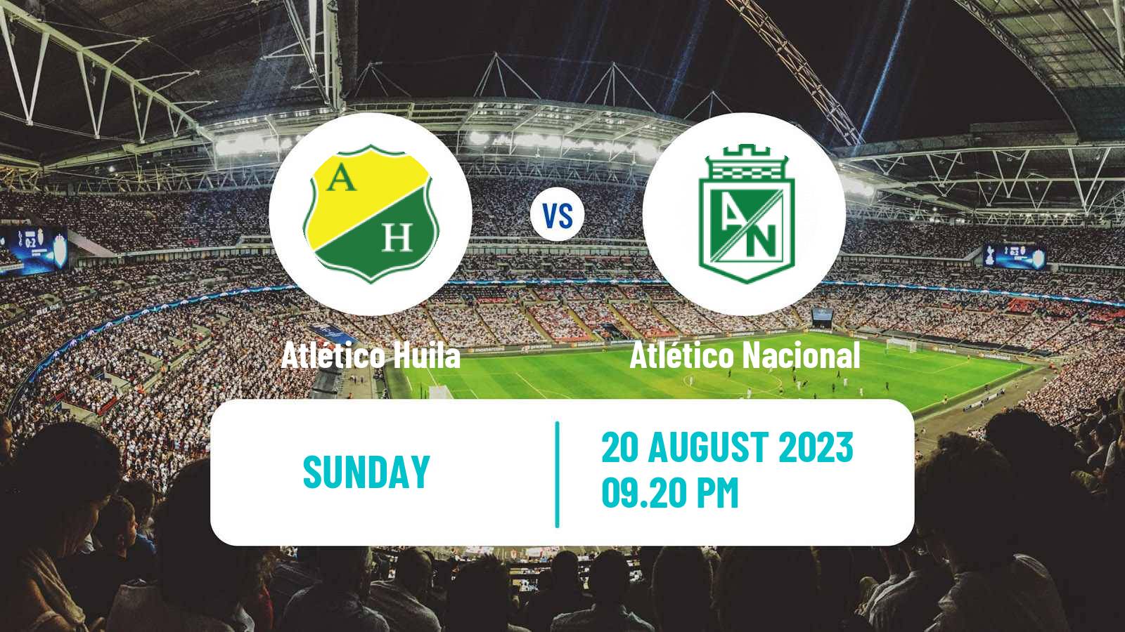 Soccer Colombian Primera A Atlético Huila - Atlético Nacional