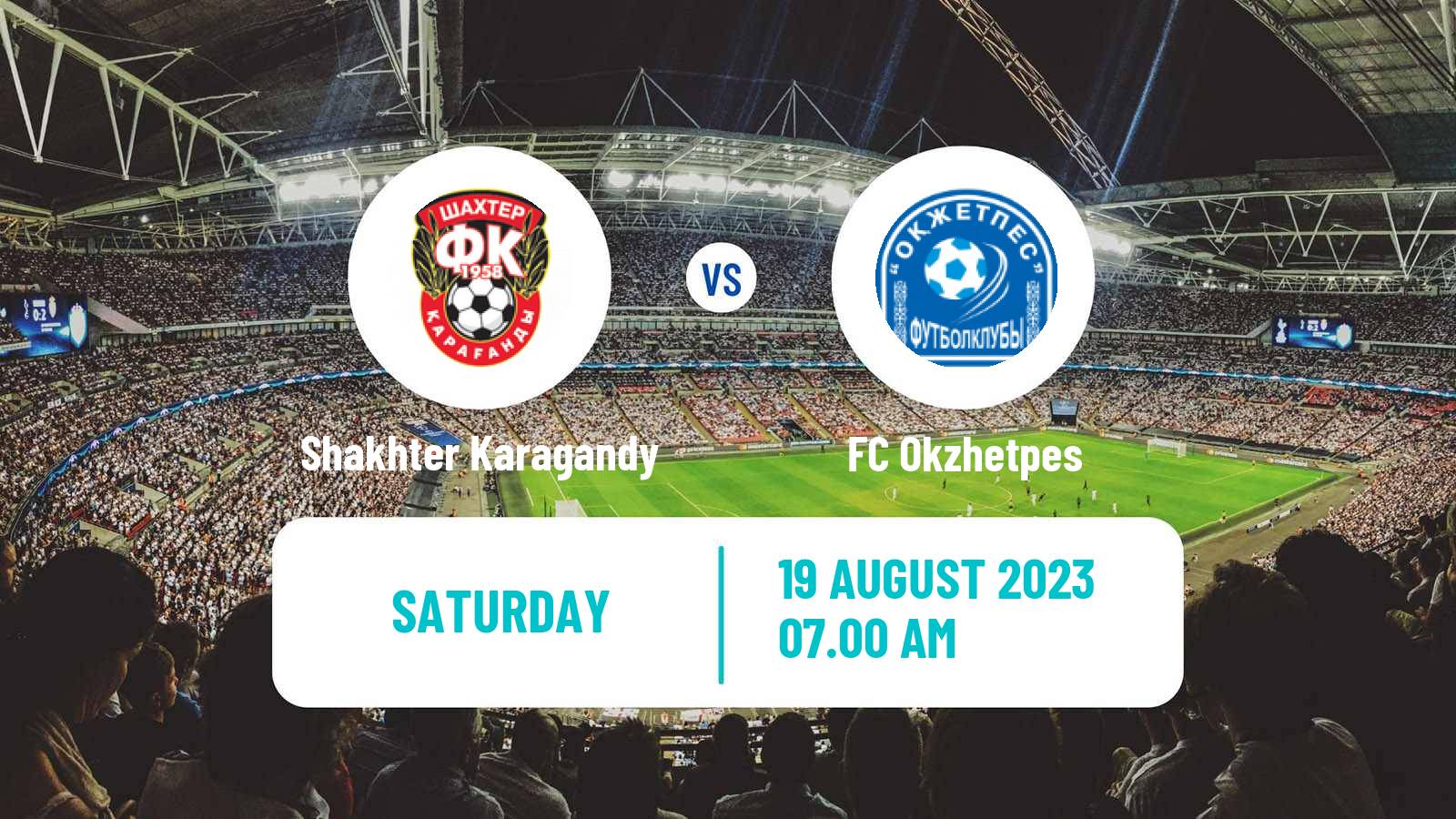 Soccer Kazakh Premier League Shakhter Karagandy - Okzhetpes