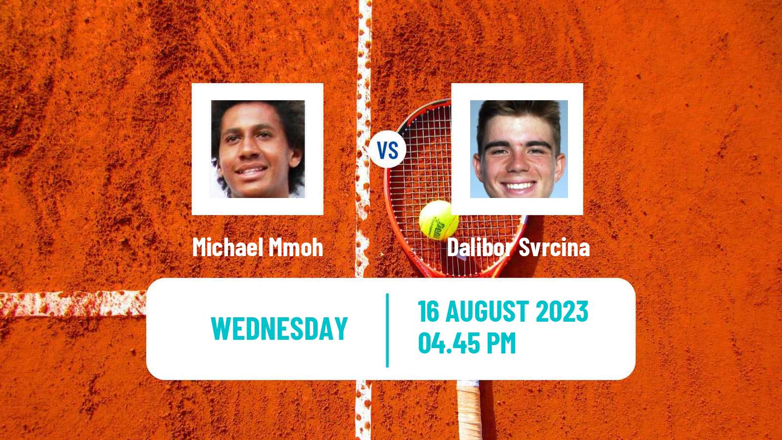 Tennis Stanford Challenger Men Michael Mmoh - Dalibor Svrcina