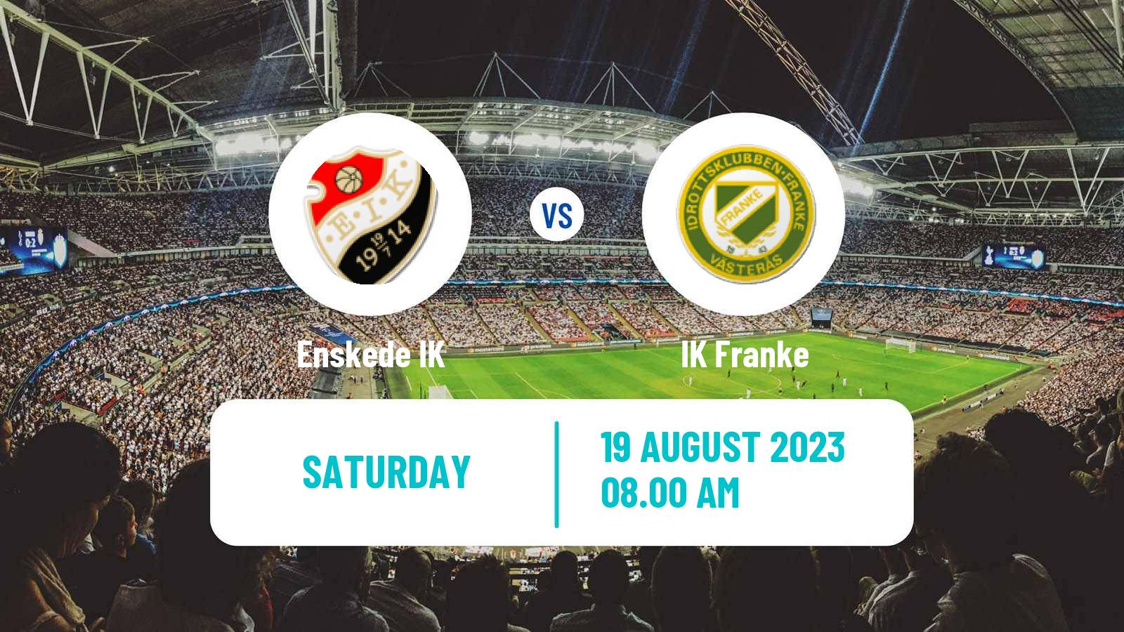 Soccer Swedish Division 2 - Norra Svealand Enskede - IK Franke