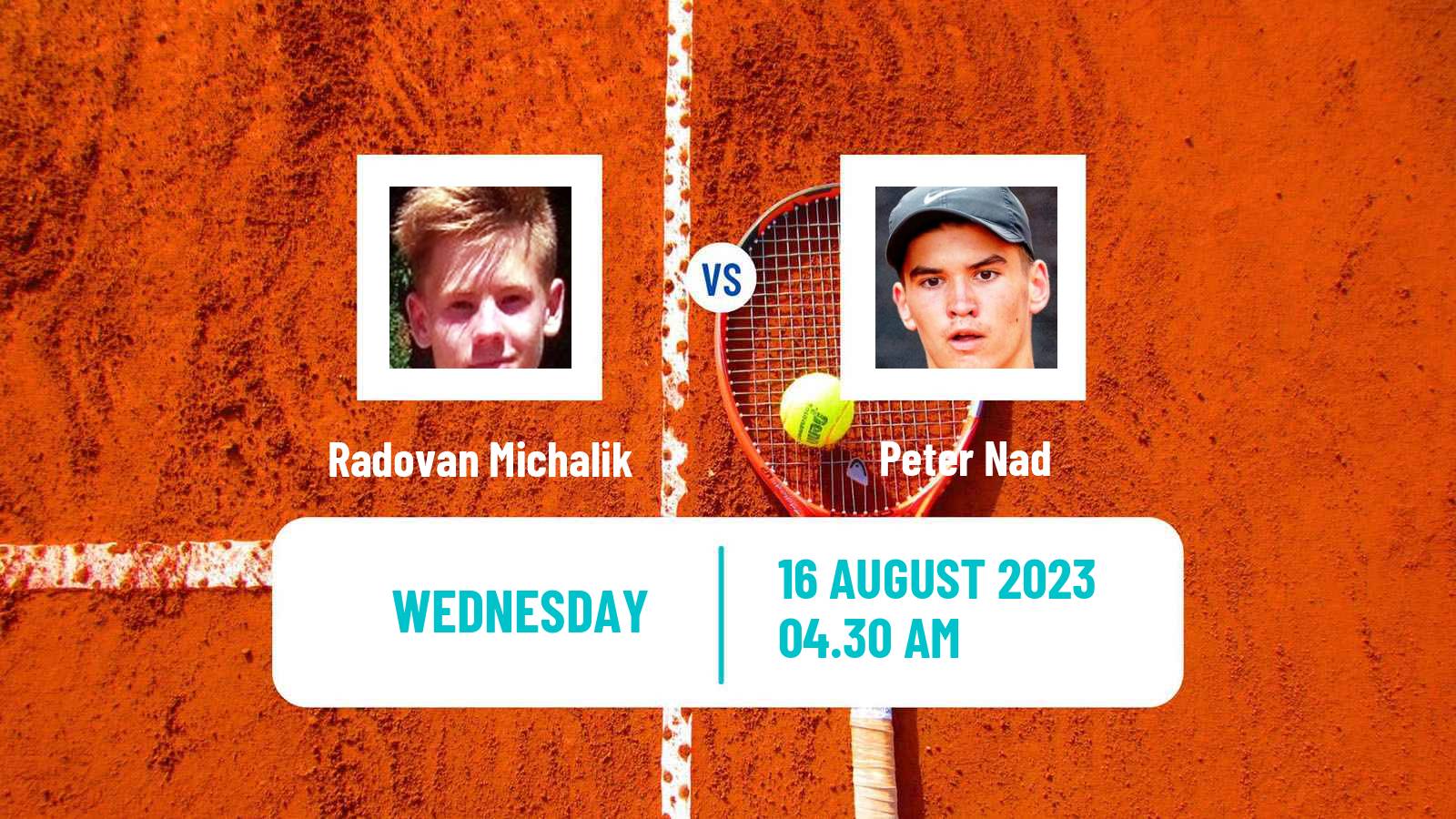 Tennis ITF M15 Targu Jiu Men Radovan Michalik - Peter Nad