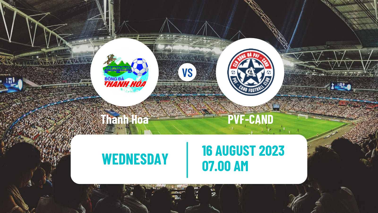 Soccer Vietnamese Cup Thanh Hoa - PVF-CAND