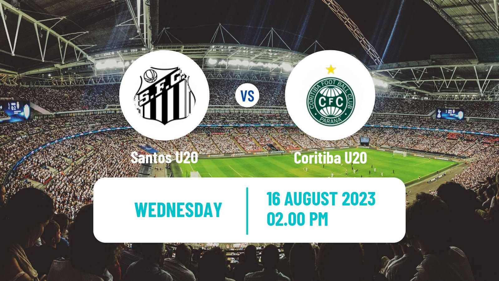 Soccer Copa do Brasil U20 Santos U20 - Coritiba U20