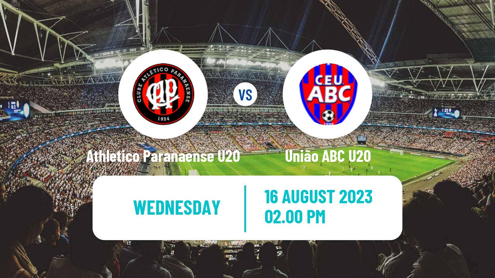 Soccer Copa do Brasil U20 Athletico Paranaense U20 - União ABC U20