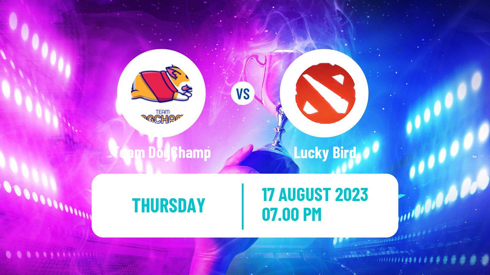 Esports Dota 2 The International Team DogChamp - Lucky Bird