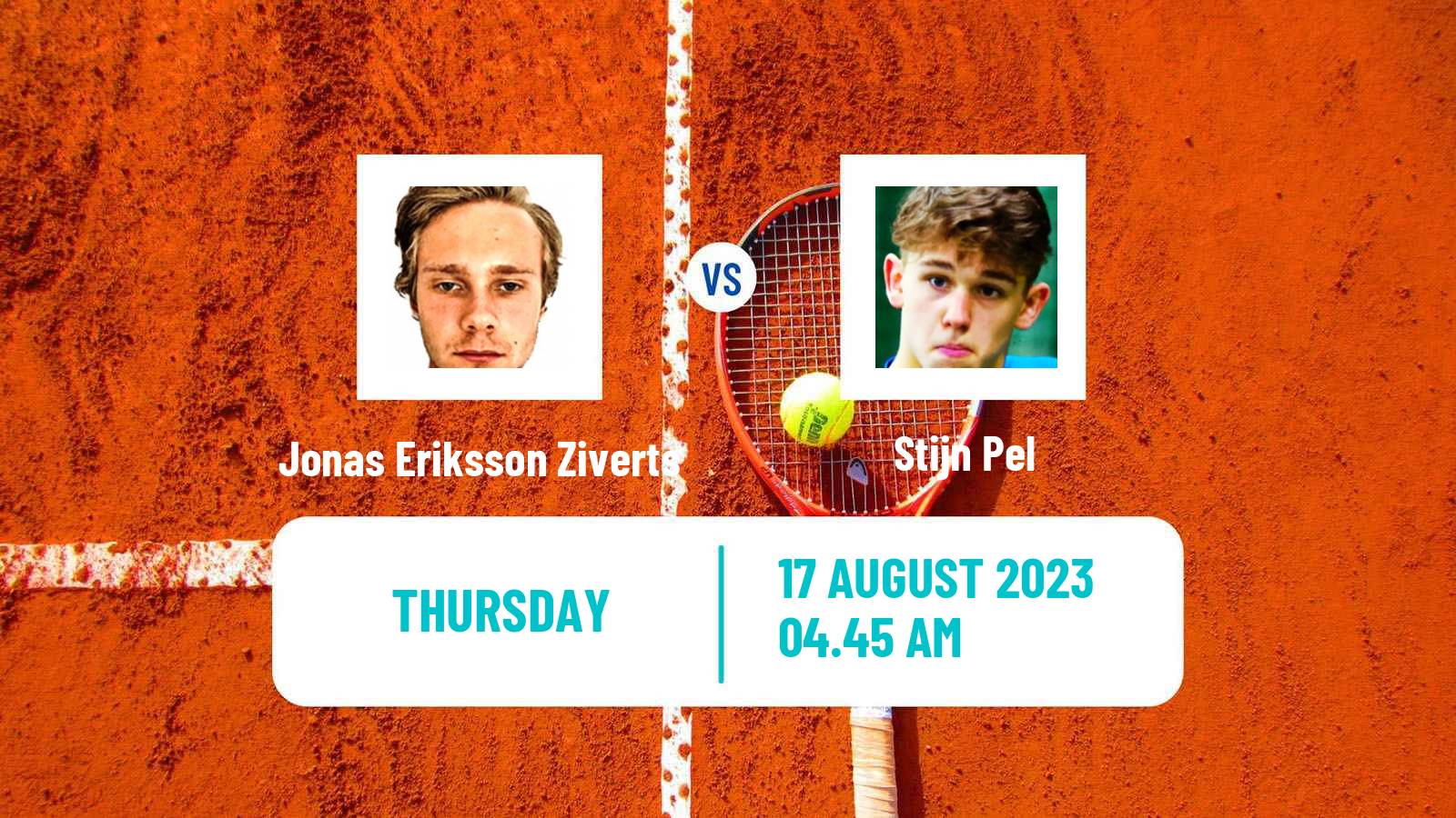 Tennis ITF M25 Ystad Men Jonas Eriksson Ziverts - Stijn Pel