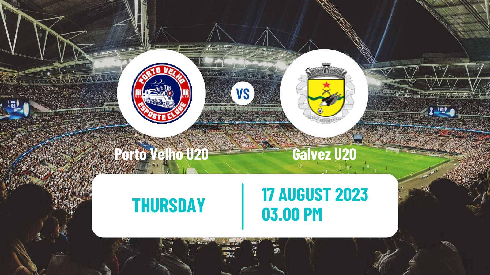 Soccer Copa do Brasil U20 Porto Velho U20 - Galvez U20